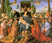Albrecht Durer Altarpiece of the Rose Garlands oil painting on canvas